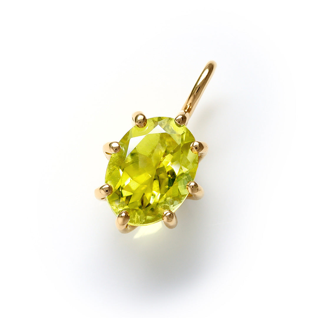 ビズー公式】カナリーイエロートルマリン K18/PTペンダントトップ