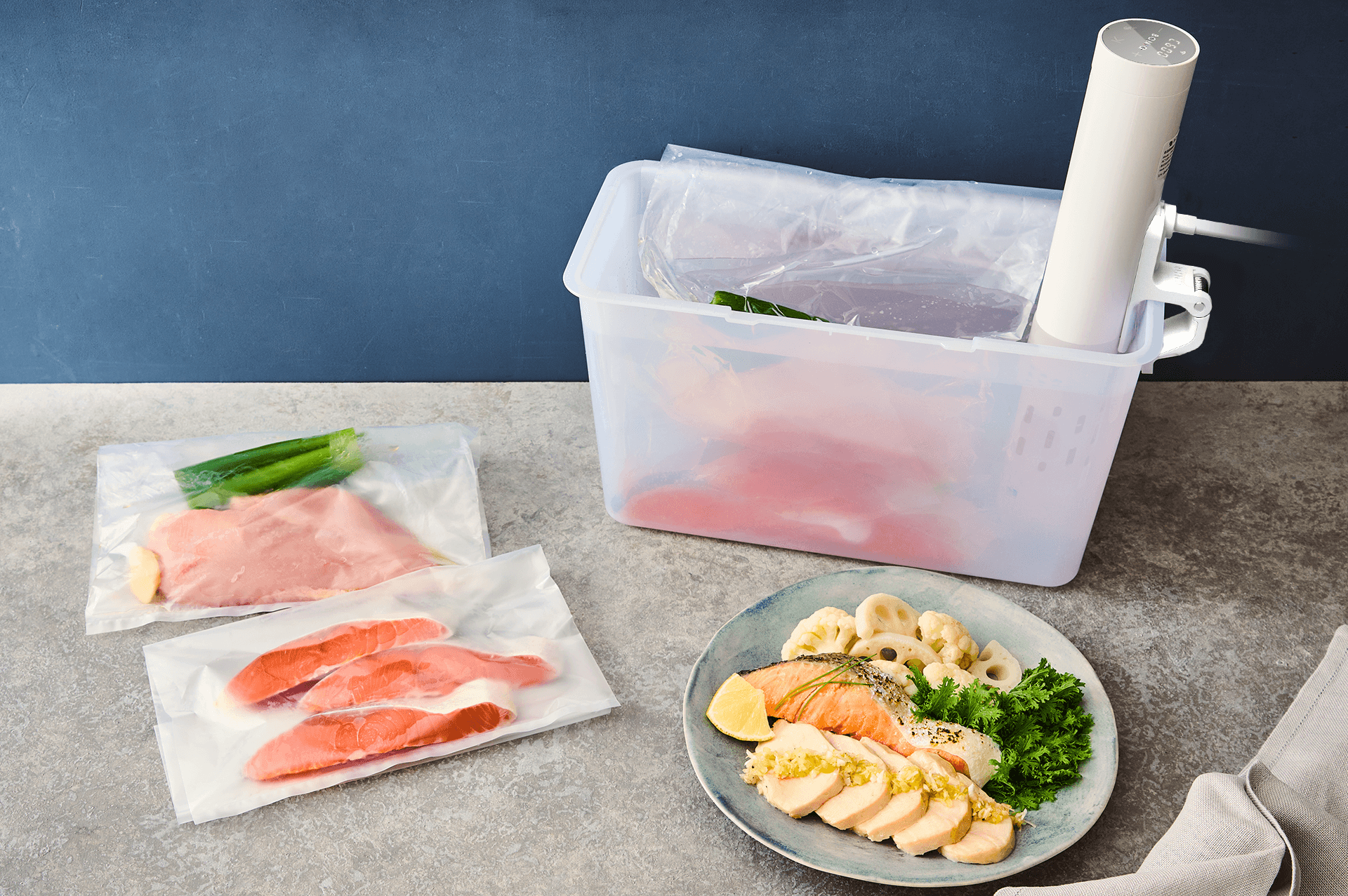 BONIQ 01B 低温調理器 本体とガイドブック付き Amazon.co.jp: 【日本発