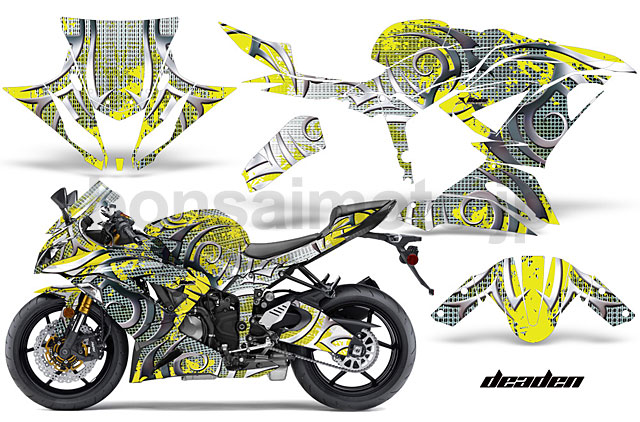 Kawasaki 636 ZX6R Sport Bike Graphic Kit (13-14) AMRデカール