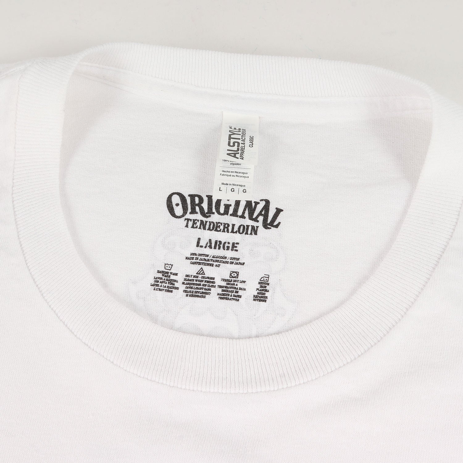 TENDERLOIN (テンダーロイン) 21SS ジグザグ & ボルネオスカル Tシャツ