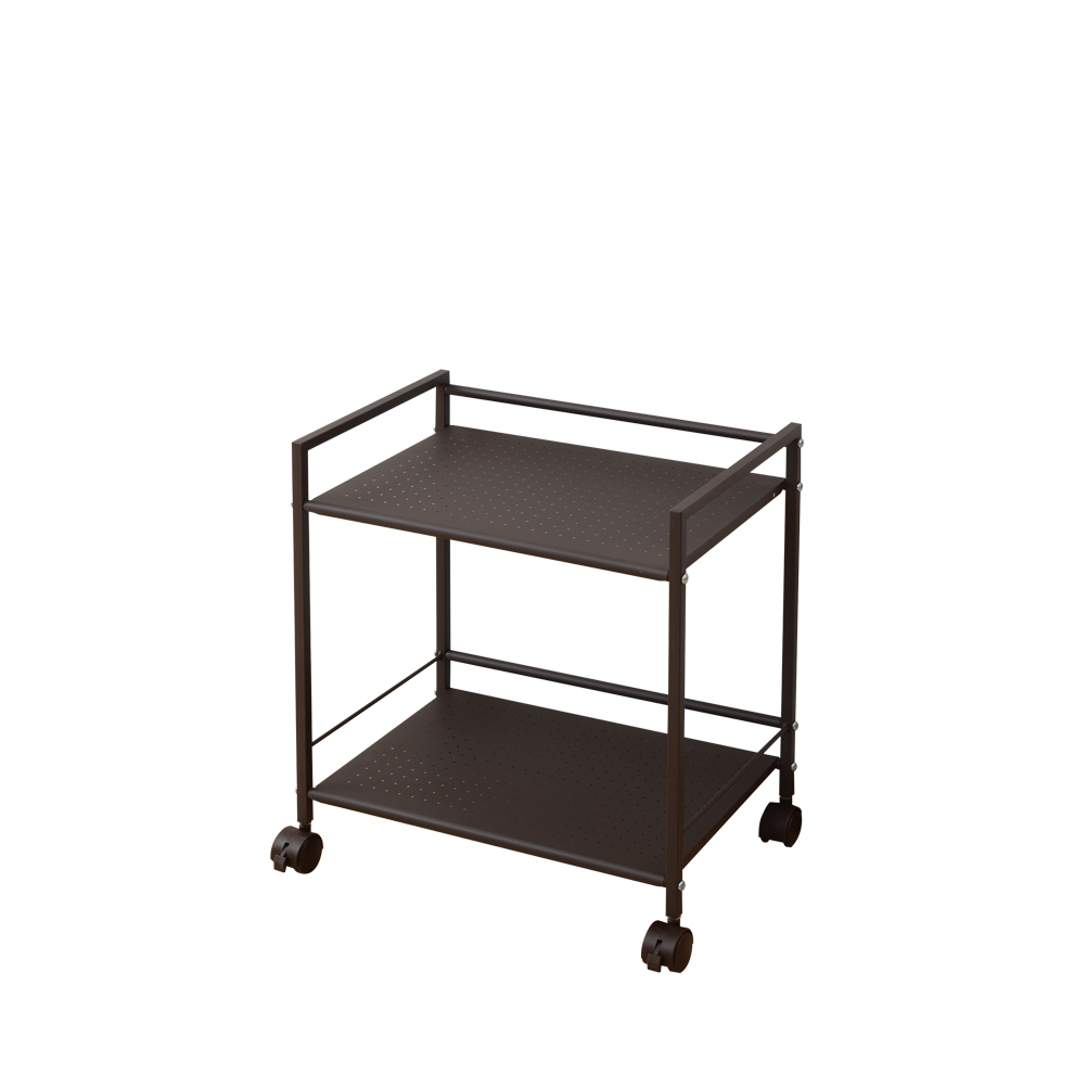 商品情報_キャスター付きスチールラック(2段) | 山善の商品情報サイト