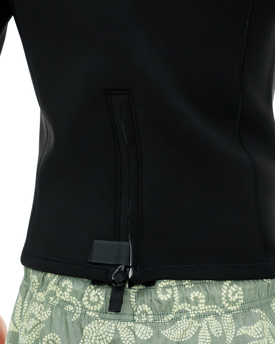 OUTLET】RVCA メンズ BALANCE BACK ZIP SURF TOP ロングタッパー