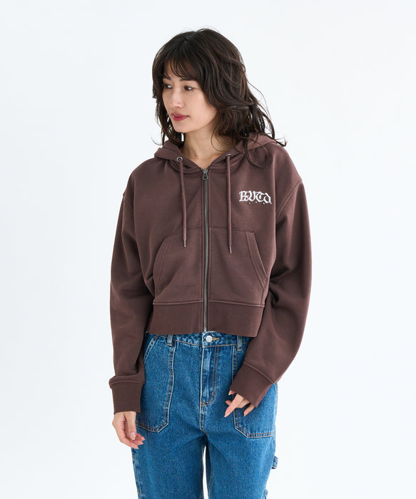 OUTLET】RVCA レディース NEAT ZIP HOODIE パーカー 【2025年秋冬モデル】