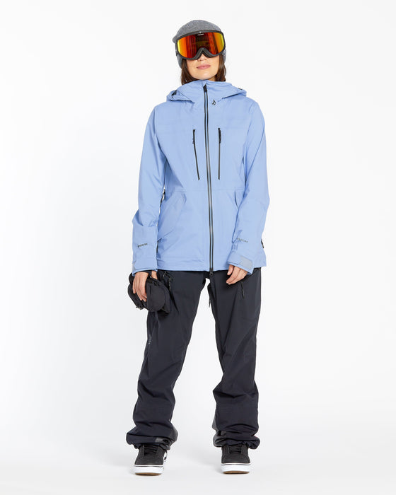 OUTLET】VOLCOM Womens Vs 3L Stretch Gore Jacket - Crystal Blue