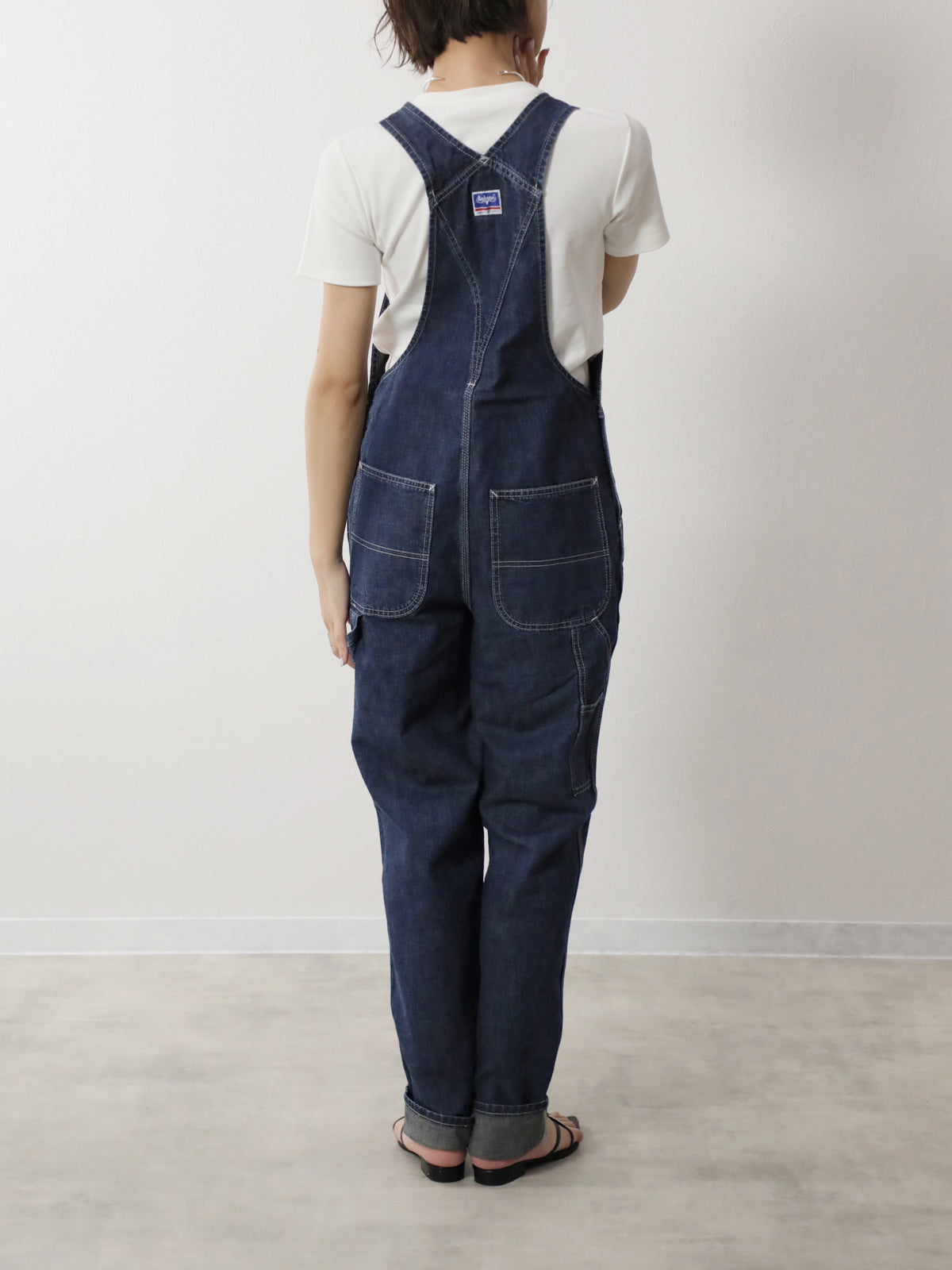 デニムオーバーオール サロペット インディゴカラー ユニセックス