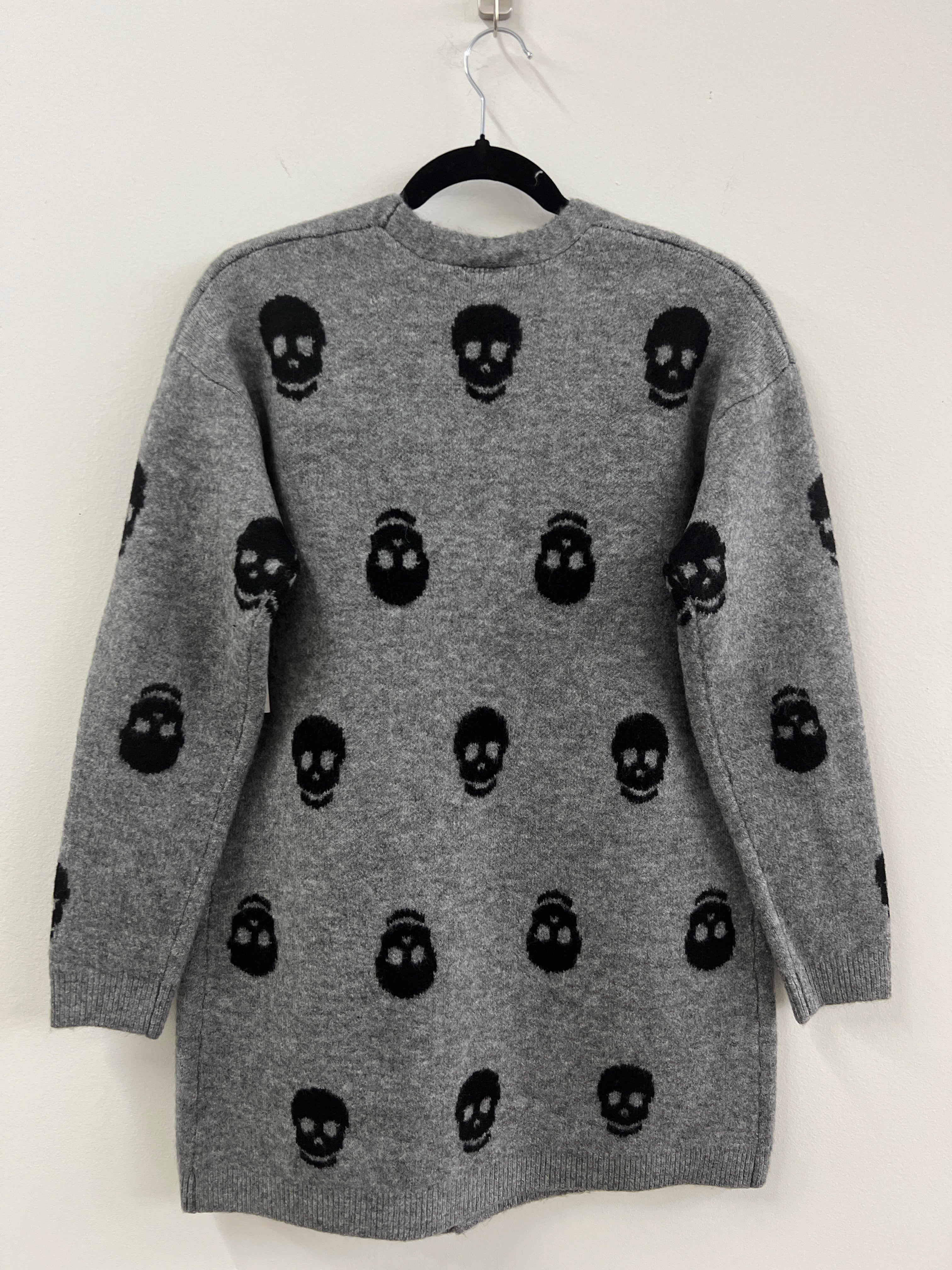 SKULL OPEN FRONT CARDIGAN – Bobeau