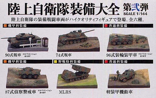 コナミ 1/144陸上自衛隊装備大全第弐弾 03 96式装輪装甲車 戦車・装輪