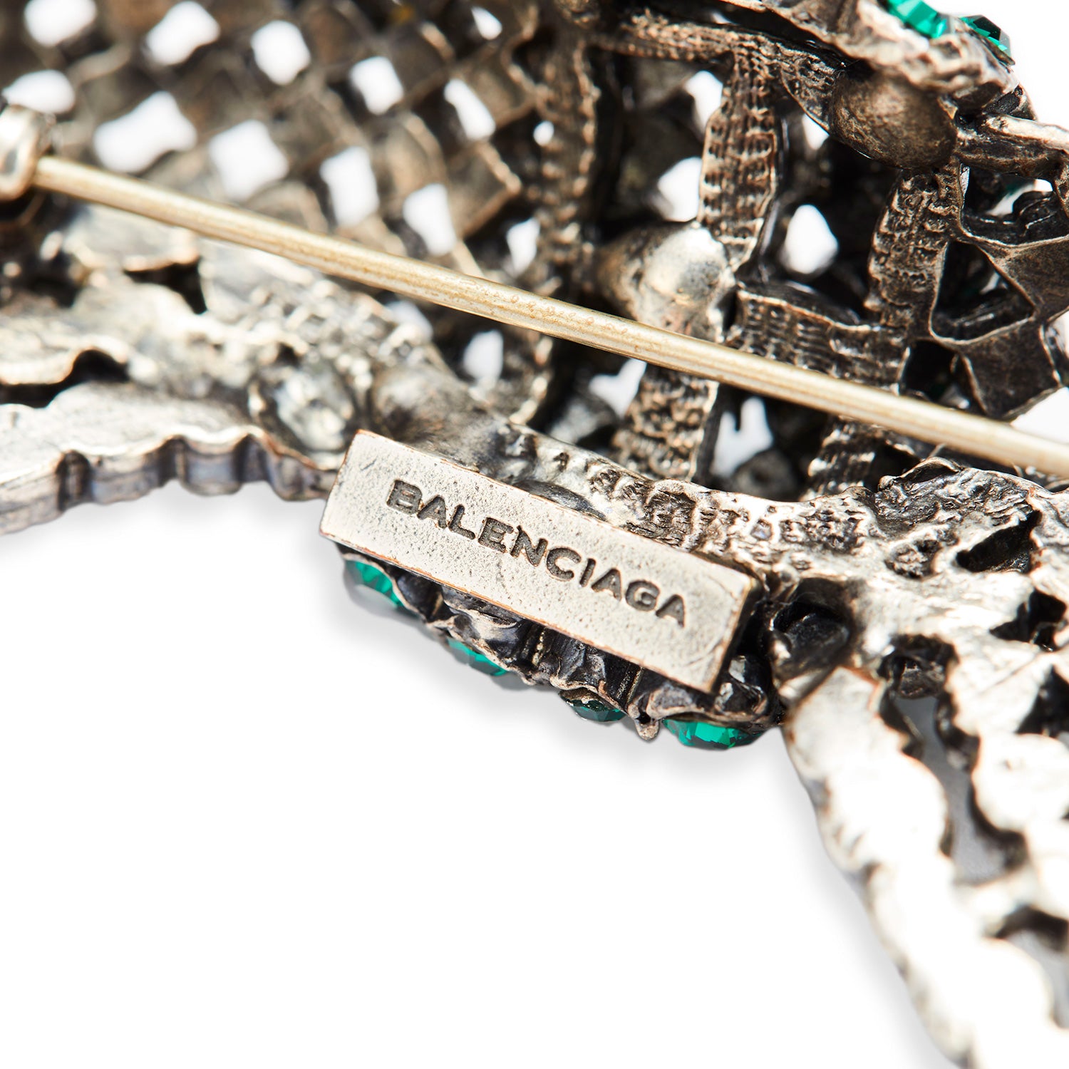 正規品・送料無料】BALENCIAGA / crystal ribbon brooch1 | BOLS・1987