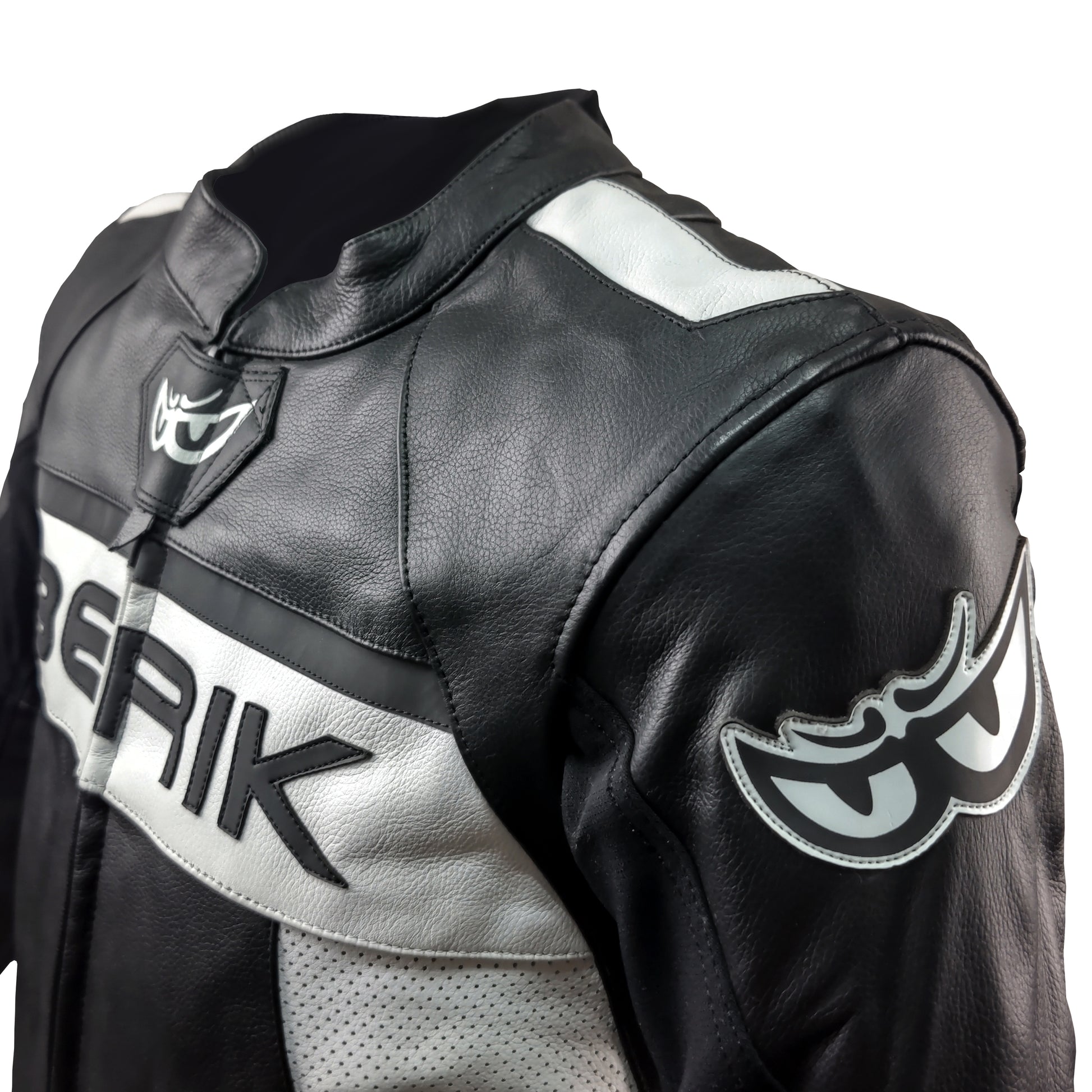 ◇BERIK 2.0【ベリック】10718◇レザージャケット◇ブラック／オレンジ