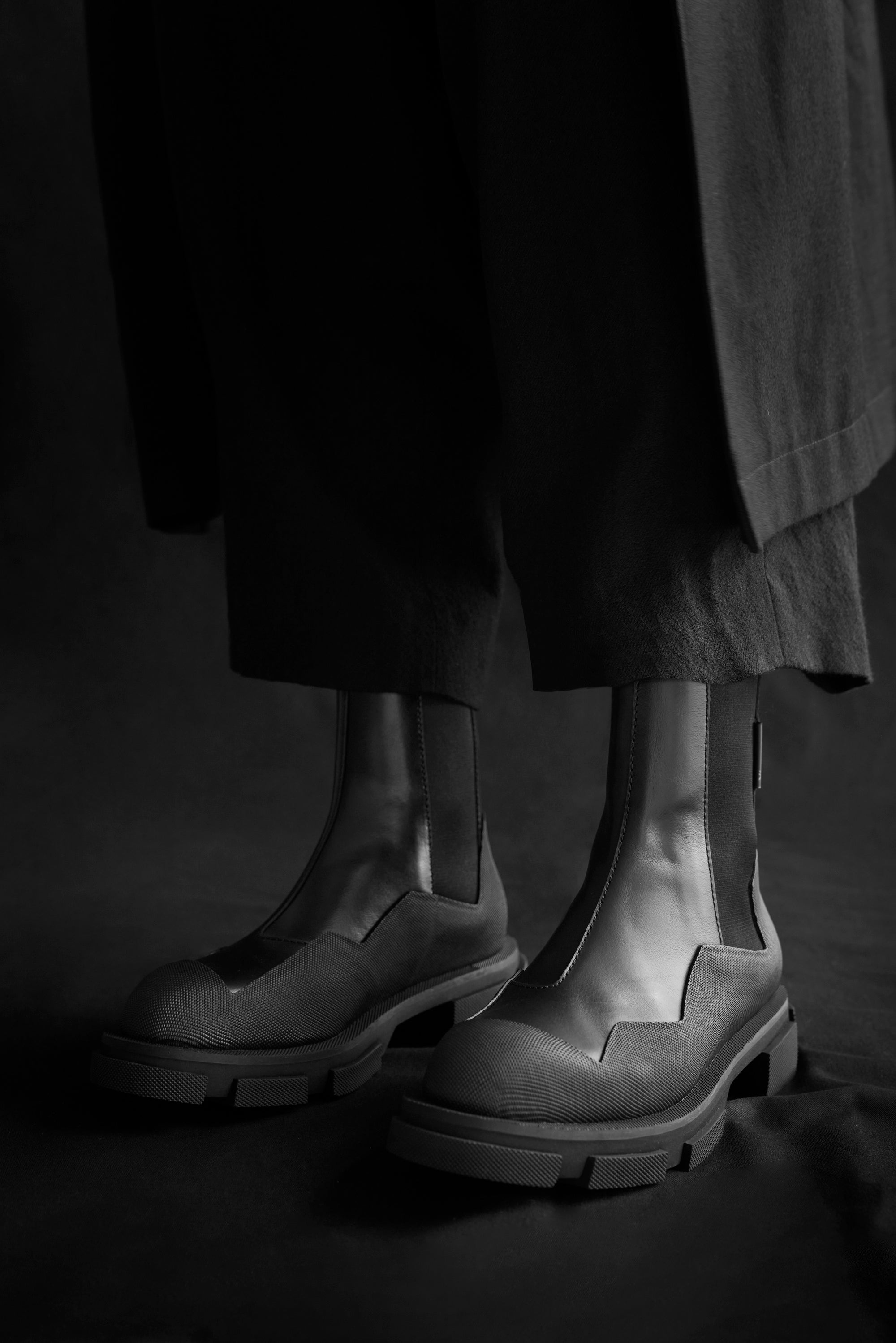 Y's, unveiling a pair of exclusive collaboration boots with “both