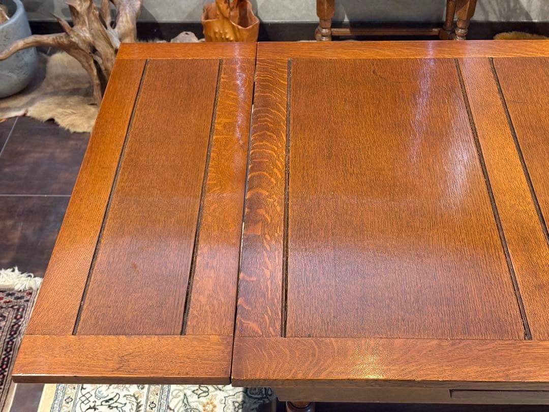 ロイズ・アンティークス ダイニングテーブル エクステンションテーブル