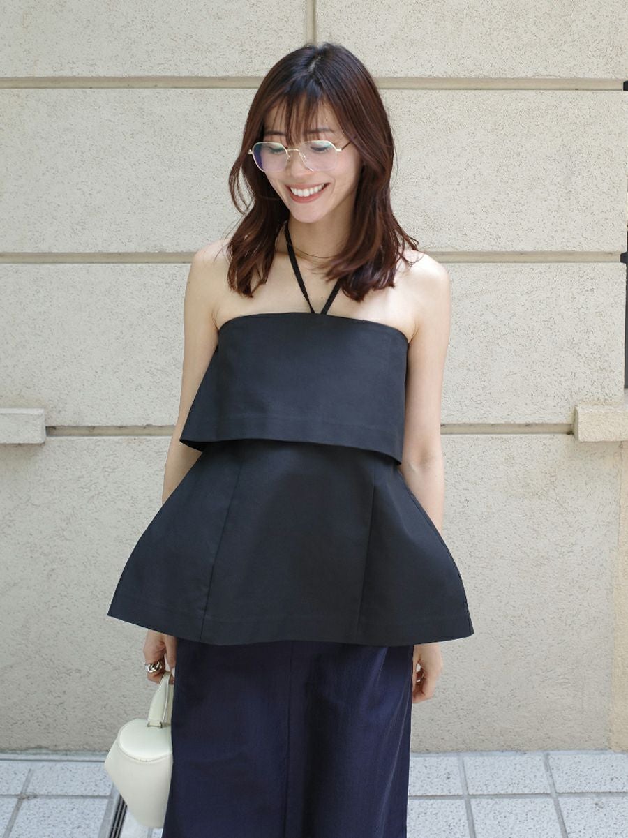10% off】HALTER NECK TOPS | bow.a