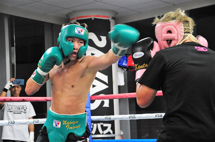 12.13バンタム級4団体統一戦の井上尚弥 アメリカでの“10年ぶり出げいこ