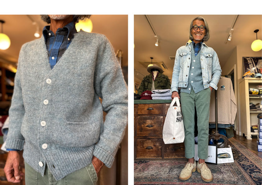 商品一覧 :: J.PRESS SHETLAND WOOL SHAGGY DOG CARDIGAN