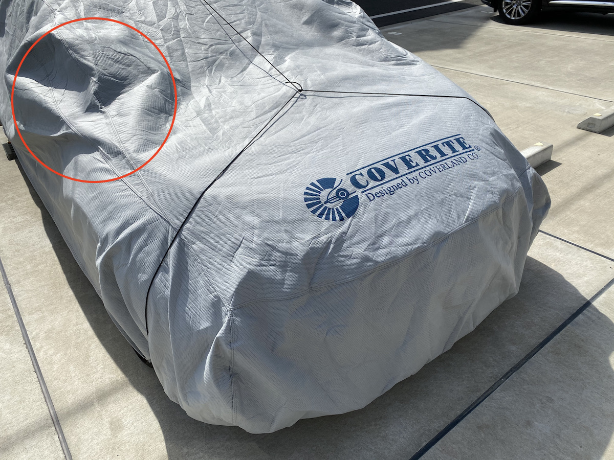 COVERITE カバーライト ボディカバーの使用によるボディ各所への影響