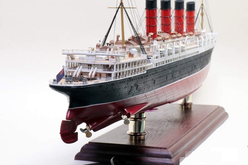 1/350 ルシタニア号の製作⑧ 完成！ | 何時になったら出来るやら？