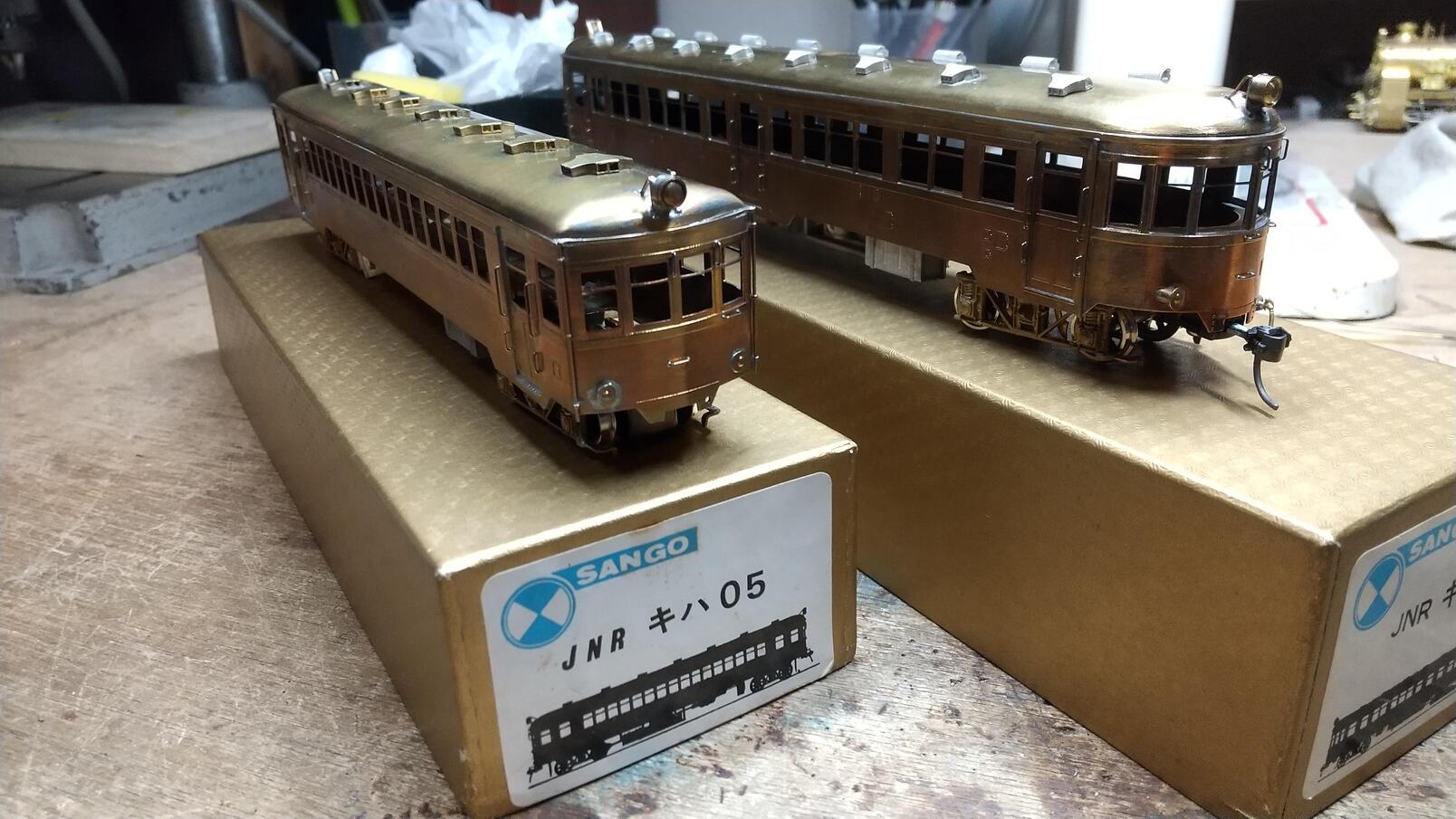 鉄道模型製作販売記 江若鉄道キハ07 キハ05 珊瑚模型ベース リファイン