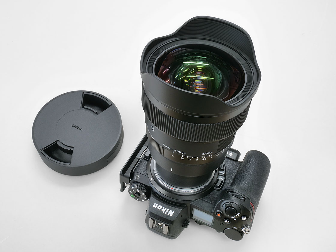 SIGMA 14mm F1.4 DG DN（ソニーE用）をNikon Zに装着 - ユーシー