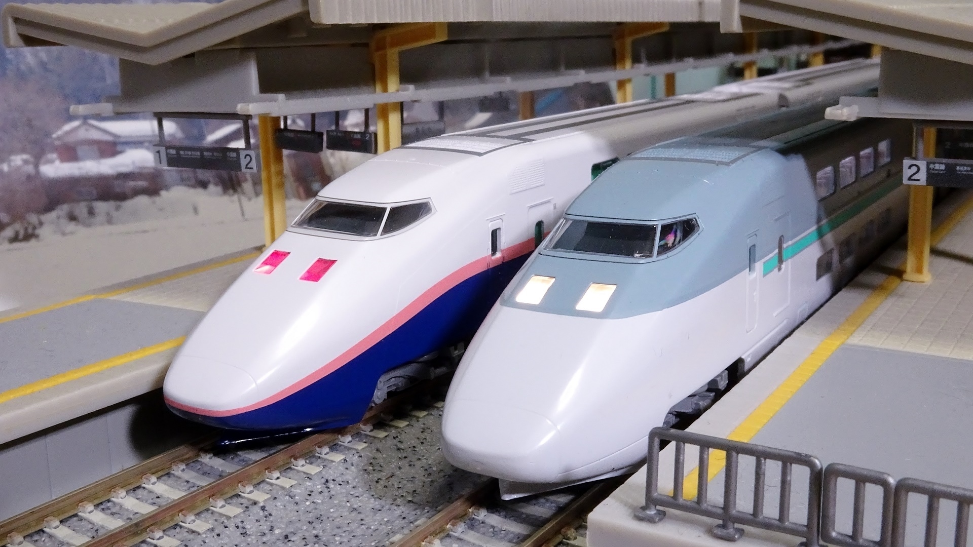 新車入線】JR E1系上越新幹線（Max・新塗装）ー新旧塗装が揃いました