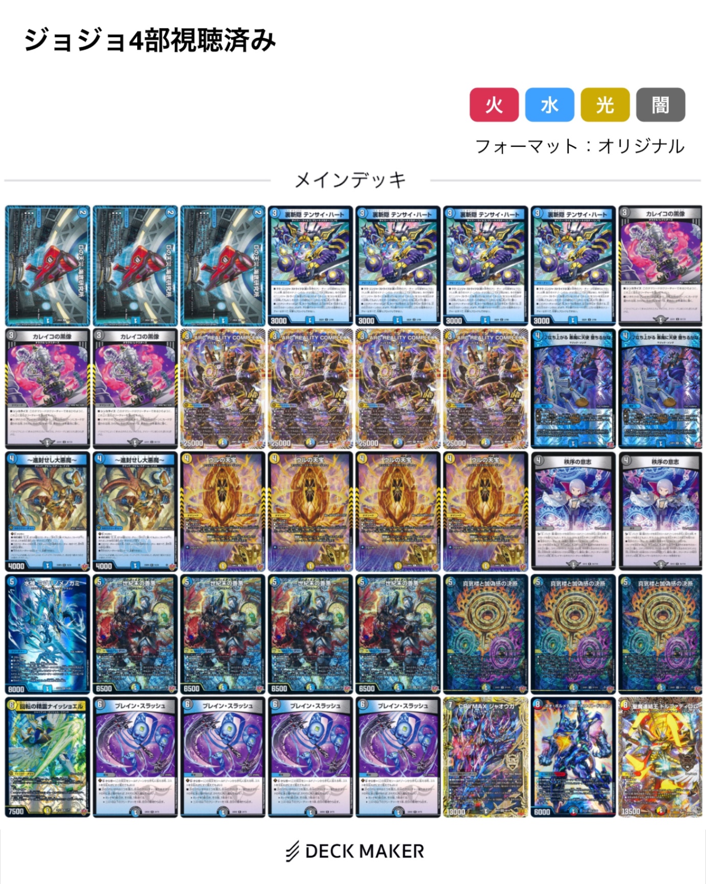 デュエマ オリジナルCS】「樹海CS in ストレージワン広島店(2026/1/18