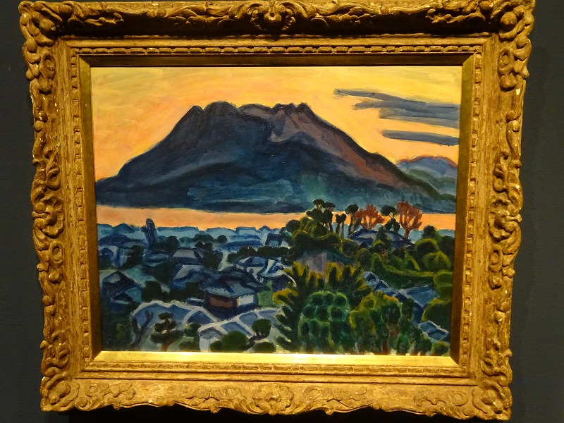 油彩画 T2 肉筆 梅原龍三郎 奈良 F8 伊藤快彦 浅井忠 ルノワール師事