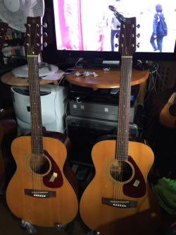 今日は、2本試奏チェック（YAMAHA FG-130）＼(^o^)／ - ギターリペア