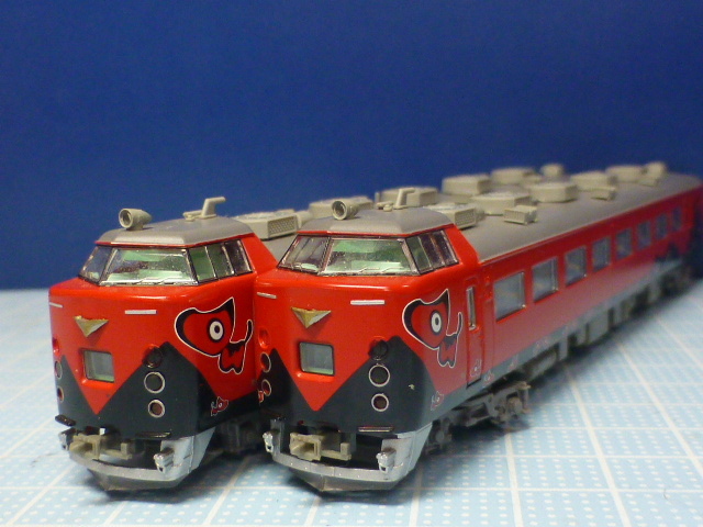 マイクロエース 485系1000番台「あいづ」あかべぇ塗装を弄る その3