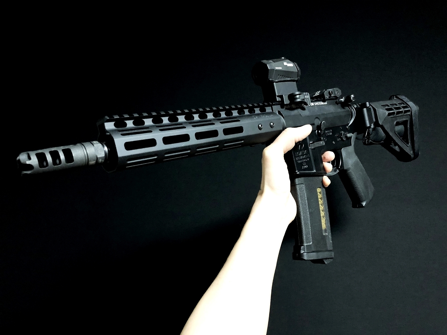 IRON AIRSOFT M-LOK NOVESKE TYPE 9inch NSR RAS N4 M4 AR15 次世代