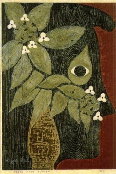 斎藤清の「凝視（花）」と「会津の冬（猪苗代）」 | だまけん文化センター