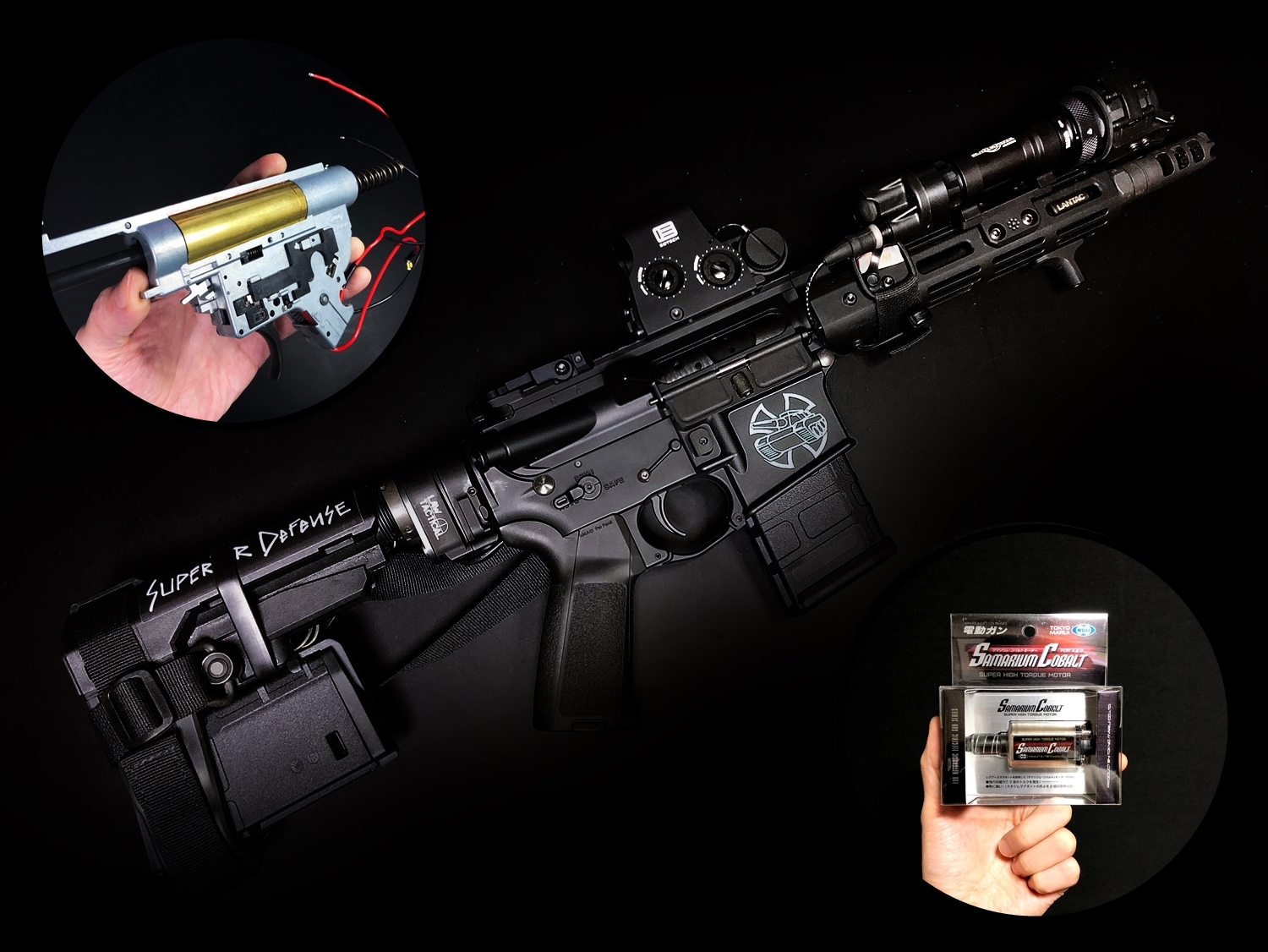 次世代 M4 CQB-R 簡易的修理で激的変化!! メカボックス 新品交換