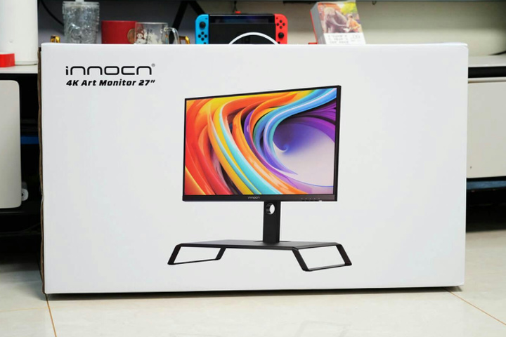 INNOCN 27C1U Super』画像など ～スタンドとモニター台が一体化した