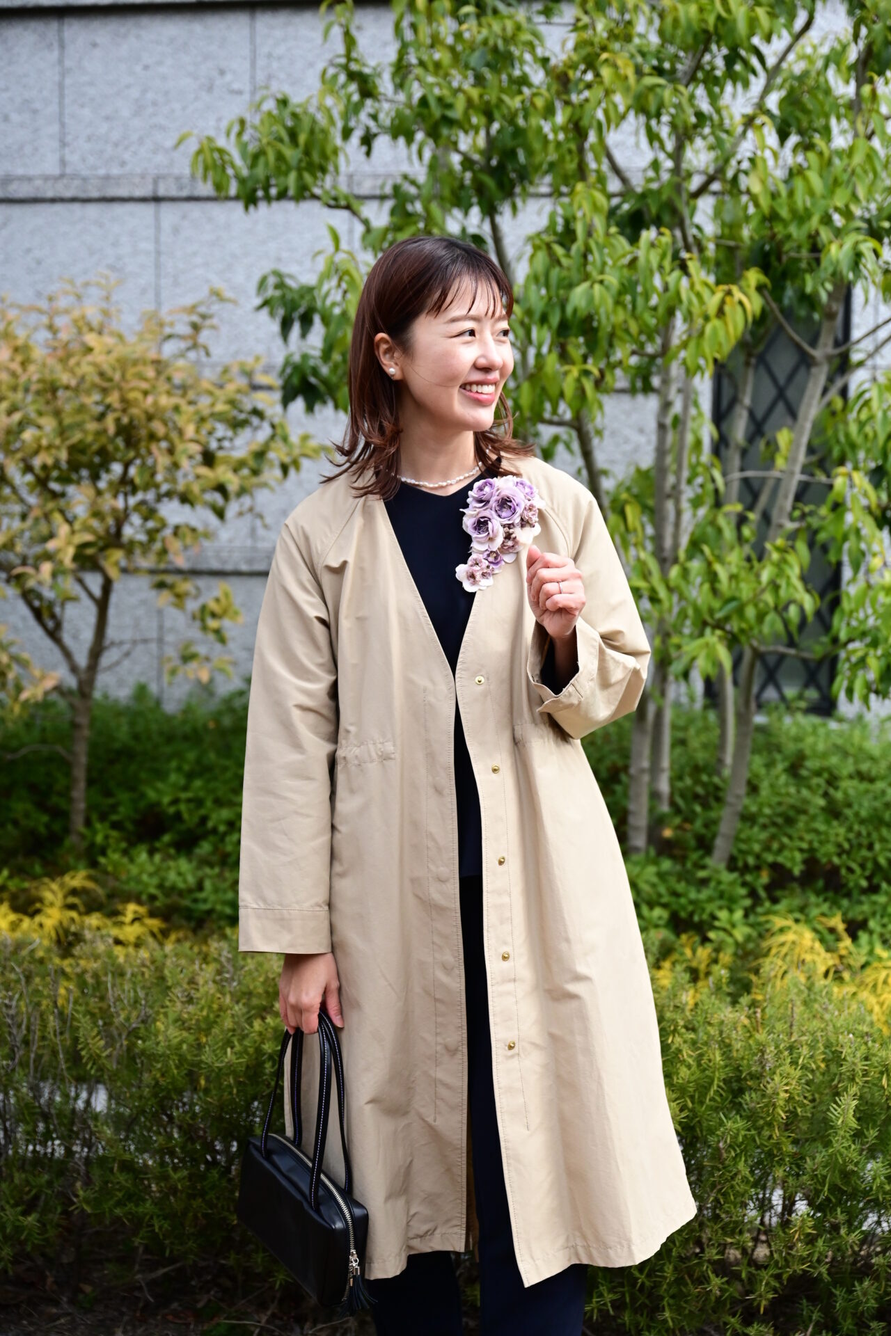 頼れるノーカラーコート – OURHOME