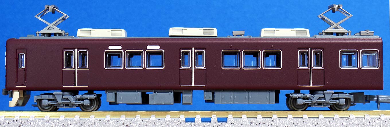 昭和阪急ファンの心に光り続けるHマーク、鉄コレ阪急7000系(原形)を