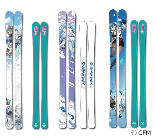 SNOW MIKU Snow Sports Line 新デザインスキー・スノーボード板が登場