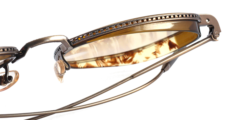 OLIVER PEOPLES OV1321T TK-9 シールド調のインナーリムが特徴の日本製