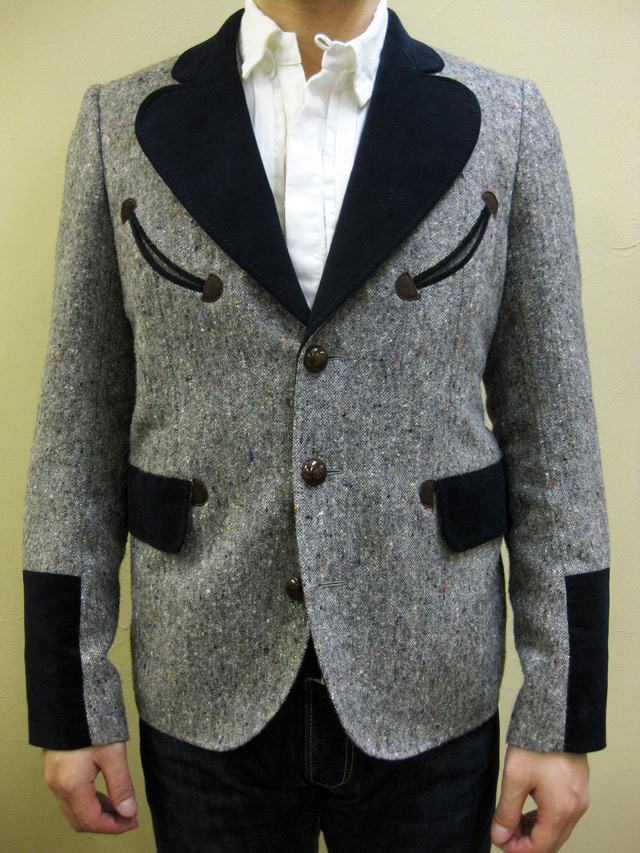 A(LeFRUDE)E ツィード エドワード ジャケット Blood & Thunder