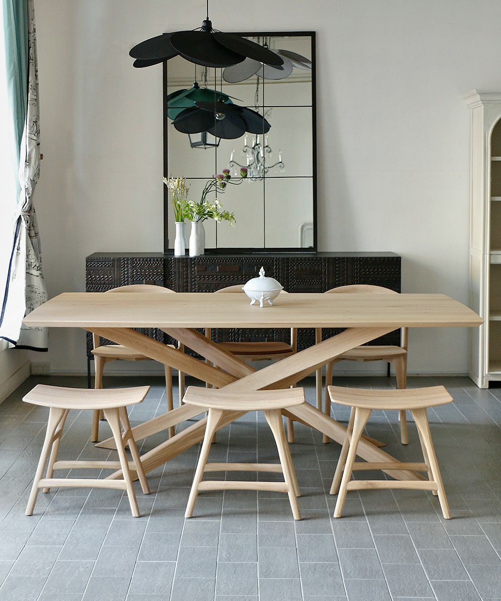 オーダー品】Ethnicraft ダイニングテーブル・オーク・ミカド 203×106