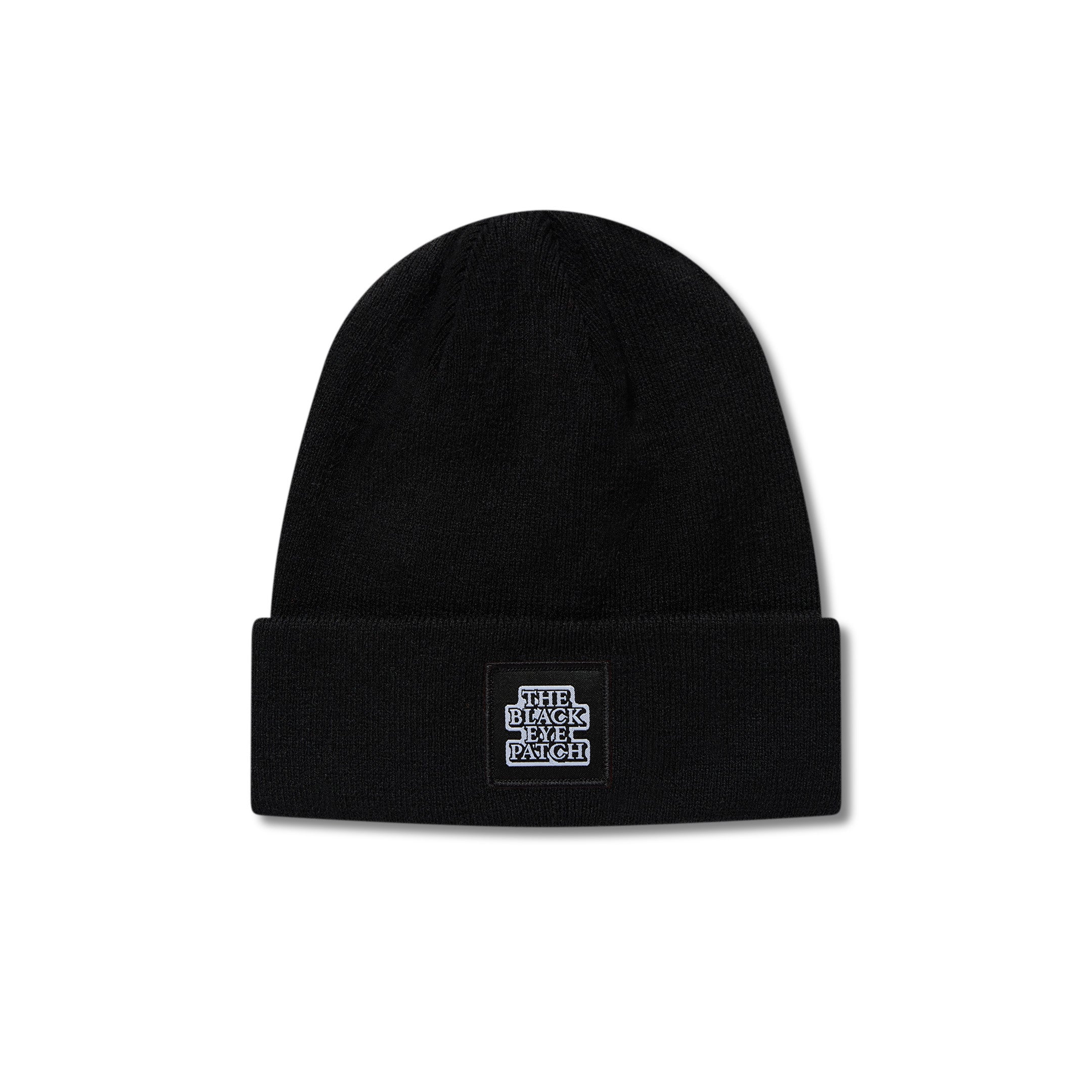 OG LABEL PATCHED BEANIE BLACK – BlackEyePatch