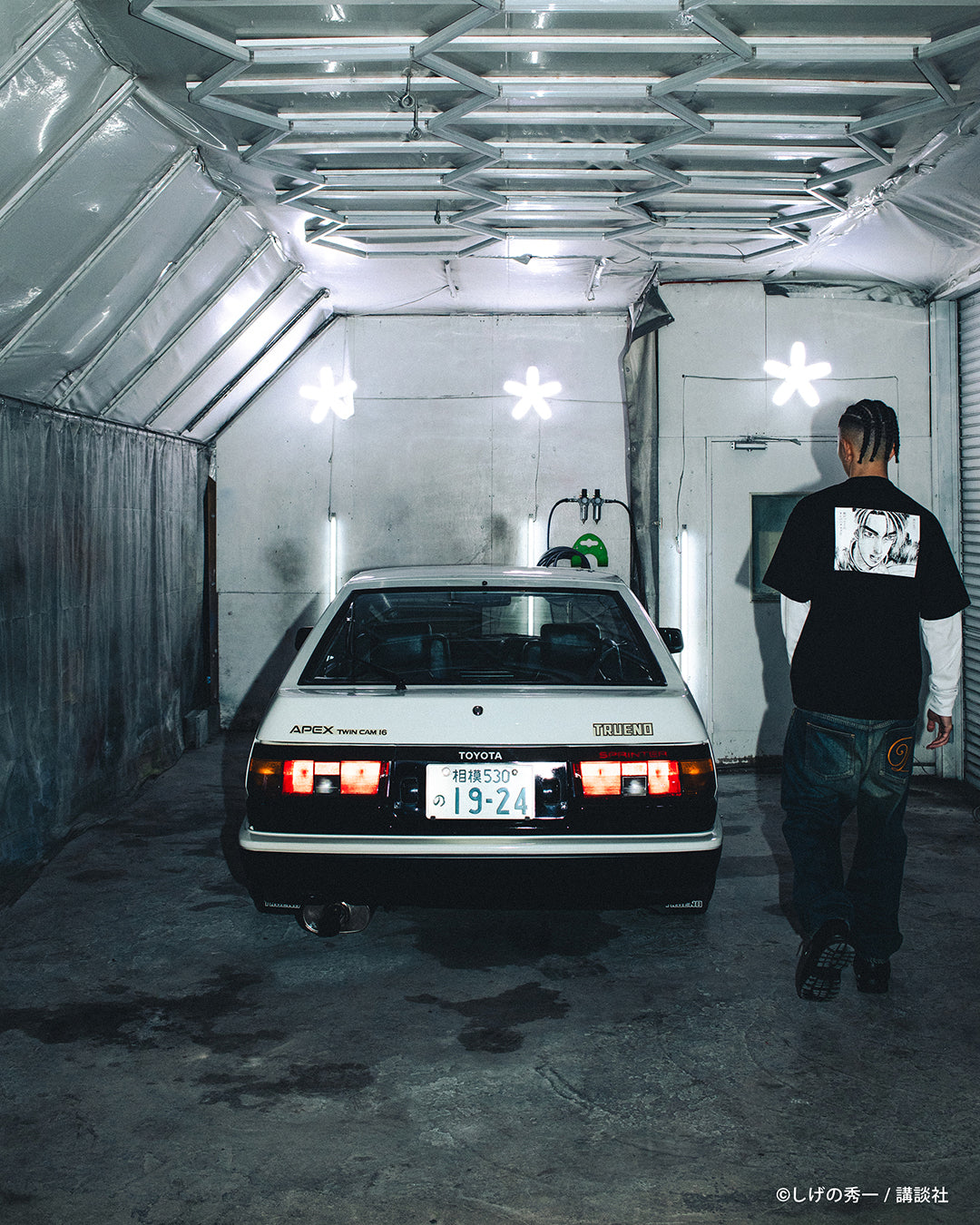 INITIAL D TEE BLACK – BlackEyePatch