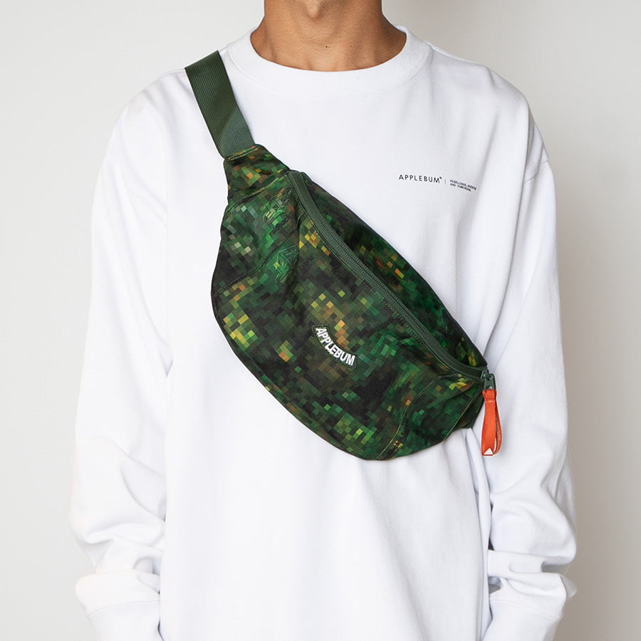 APPLEBUM× raidback fabric ( アップルバム ) PIXEL CAMO WAIST BAG