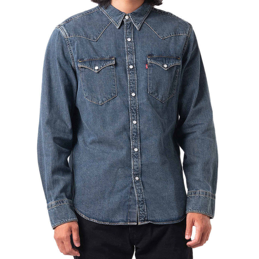 LEVI'S ( リーバイス ) ウエスタンシャツ デニムシャツ 濃紺 857440103