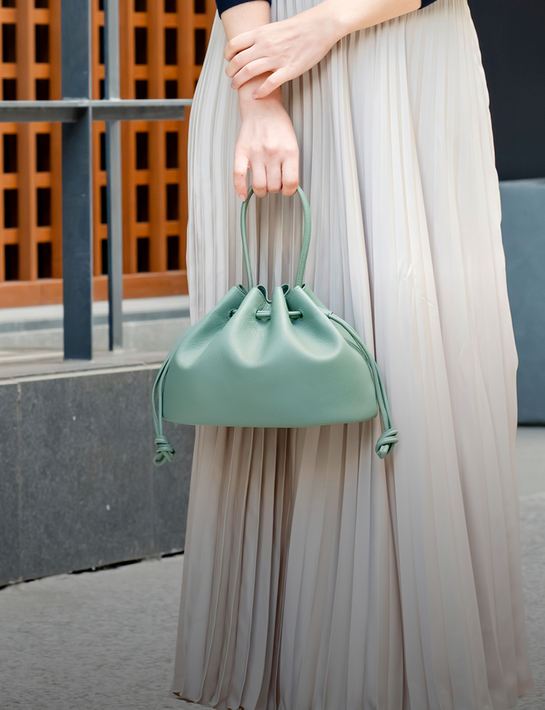 巾着バッグ (プレーンハンドル付)｜LIB