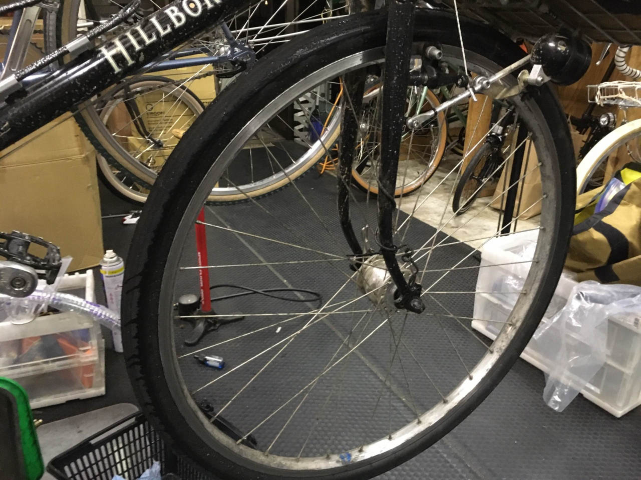 SIM WORKS* honjo Bros fender for brompton (silver) - BLUE LUG