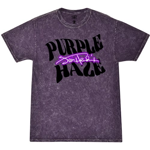 Ltd. Ed. Jimi Hendrix Purple Haze Signature T-Shirt – Purple