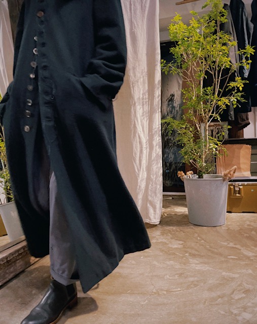 ARCHIVIO J.M. Ribot/Black Wool Coat 