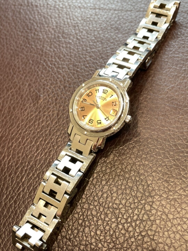 HERMES CLIPPER・エルメス クリッパーの外装磨き(ポリッシュ)仕上げ