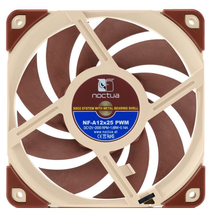 ᐈ Купить кулер для корпуса Noctua NF-A12x25 PWM в Киеве и Украине