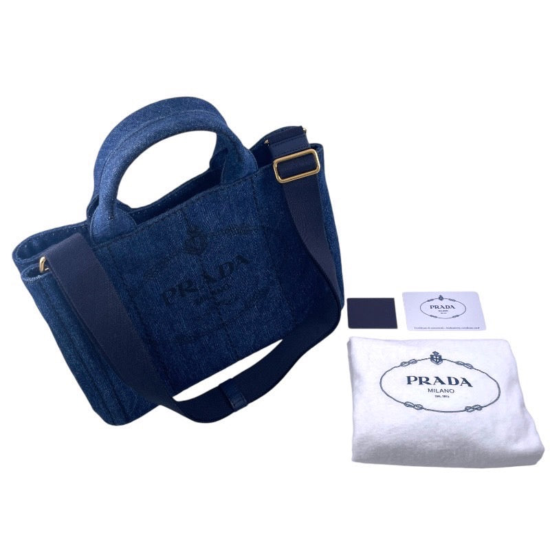 PRADA】プラダ カナパ B2439G ハンドバッグ レディース 2WAY デニム