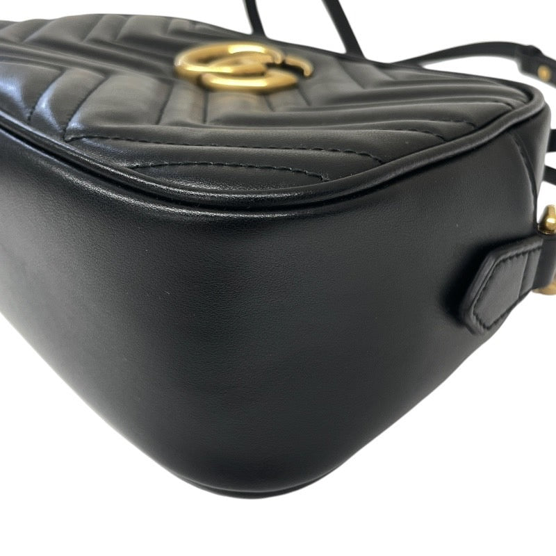 GUCCI】グッチ GGマーモント スモール 447632 ショルダーバッグ レザー