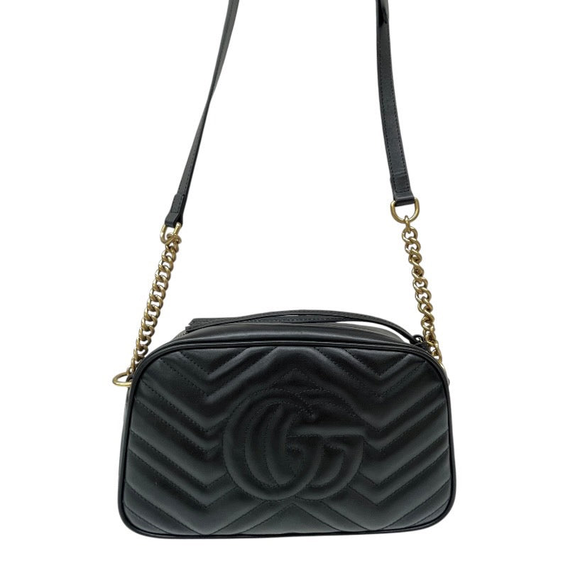 GUCCI】グッチ GGマーモント スモール 447632 ショルダーバッグ レザー